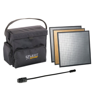EFLECT SM Reflector Kit - small 8" silver and gold multi-mirror bendable reflector set (0CAEFCS-S3-W)