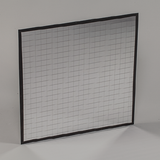 Eflect large silver reflector with large grid - defrl-ms3