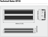 DT10 - AC Ballast with built-in DMX for DLED10-D Light Head