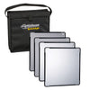 Lightstream 25cm Reflector Starter Kit - #1-4 Reflectors with Protective Pouch - (0CA252-W)