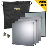 Lightstream Fusion Kit with 50cm Lightstream Reflectors #1-#4, Lg Silver Eflect Reflector with Protective Pouch and 2 Mounts - (0CA502E-W)