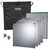 Lightstream Fusion Kit with 50cm Lightstream Reflectors #1-#4, Lg Silver Eflect Reflector with Protective Pouch and 2 Mounts - (0CA502E-W)