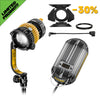 40w Bi-Color Single Light Set - DLED3-BI Turbo Focusing LED Light with DC Ballast - (0CADLED3-BI-SOLO-W)