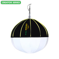 Black and yellow lantern light with 'CineVeam' branding on a white background