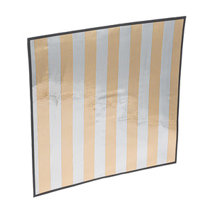 EFLECT XL Blend - Extra Large 31" - silver gold "Zebra" blend - small grid - multi-mirror bendable reflector (DEFRXL-MZSG1)