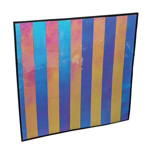 EFLECT XL Color Blend - Extra Large 31" - Tropical blue orange "Zebra" blend - small grid - multi-mirror bendable reflector (DEFRXL-MZTOB1)