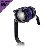 DLED3N-BI-UV - Small Size 40w dedolight NEO Bi-Ultraviolet 365-400nm Tunable Focusing Light Head - Set Builder