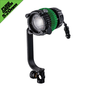 DLED3N-GL520 - Small Size 40w dedolight NEO Pure Green 520nm Focusing Light Head - Set Builder