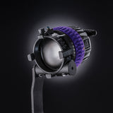 DLED4N-BI-UV - Medium Size 40w dedolight NEO Bi-Ultraviolet 365-400nm Tunable Focusing Light Head - Set Builder