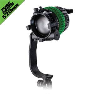 DLED4N-GL520 - Medium Size 40w dedolight NEO Dedicated 520nm Pure Green Focusing Light Head - Set Builder