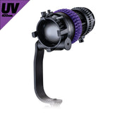 DLED7N-UV400 - Medium Size 80w dedolight NEO Ultraviolet 400nm Focusing Light Head - Set Builder