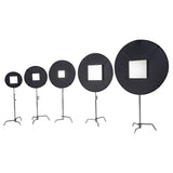 Lightstream collapsible black flag disc system for various reflector sizes (DLR-FLAG)