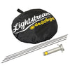 Lightstream 5-in-1 collapsible flag disk system for various reflector sizes (DLR-FLAG5in1)
