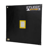 Backside of Eflect large 18" with anti-glare vinyl and dovetail mount