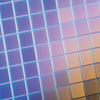 EFLECT SM Blue - Small 8" Tropical Blue - small grid - multi-mirror reflector - (DEFRB-MTB1)