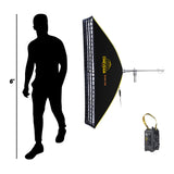 CineVeam 1'x4' Rectangular - Studio Series Soft Light Set (S14S-150)