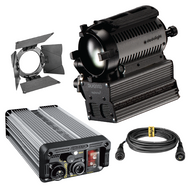 200w Single Light Set - DLH200DT Focusing HMI Light with AC Ballast - (0CA200HOLLY-W)