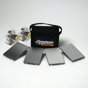 Lightstream 7x10cm Reflector Starter Kit - #1-4 Reflectors with Protective Pouch and 2 Mounting Brackets - (0CA72-W)