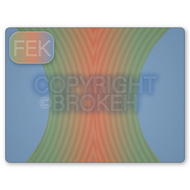Brokeh F-Series - "FEK" - Facial Enhancement Key Pattern on Transparency