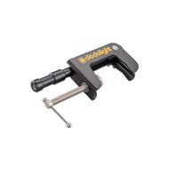 CLAMP-1 - Light-weight classic dedolight "hobby" clamp with 5/8 pin and 1/4" thread receiver.