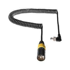 DDCC-XLR DC - Coil Cable, Male Jack to Male XLR4