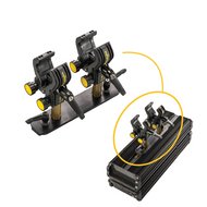 DEB1200H - Heavy Duty Ballast Holder with 5/8" Stud and Two Clamp-D Clamps