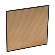 Eflect large gold reflector with large grid - defrl-mg3