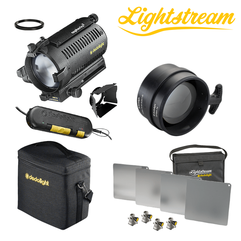 デドライト dedolight DLH4・タングステンライト・パワーサプライ DLH4 - Single Light Set & 25cm Lightstream Kit – Dedolight
