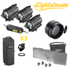 DLH4 - Triple Light Set & 25cm Lightstream Kit
