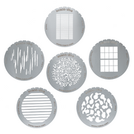 DPGSET400 - Set of 6 Popular Steel Gobos, "A" Size