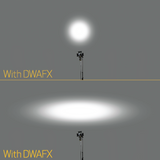 DWAFX400 - Directional Beam Spreader Filter for "A" Size Lights