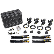 KAC24B - Classic DLHM4-300 "Basic" dedolight kit - 4x 12v/24v, 150w max, Tungsten Focusing Light Heads