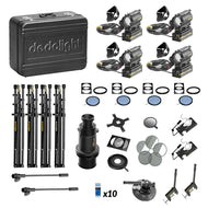 KAC24M - Classic DLHM4-300 "Master" dedolight kit - 4x 150w max Tungsten/Daylight focusing heads & DP1.2 projection system