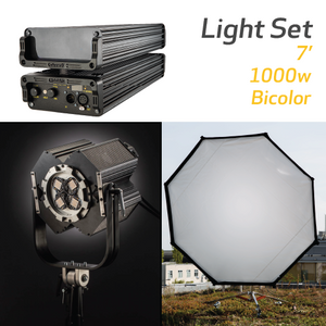 Ledraptor7 Soft Light Set, 7ft, 1000w Bi-Color LED Soft Light with DT40-BI Ballast & DMX - (SETDLRAP7-BI)