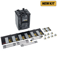 Lightstream Cube Kit 25 with vinyl soft case for 25cm & 7x10cm reflectors with grip gear by dedolight - (SLRBOX25)